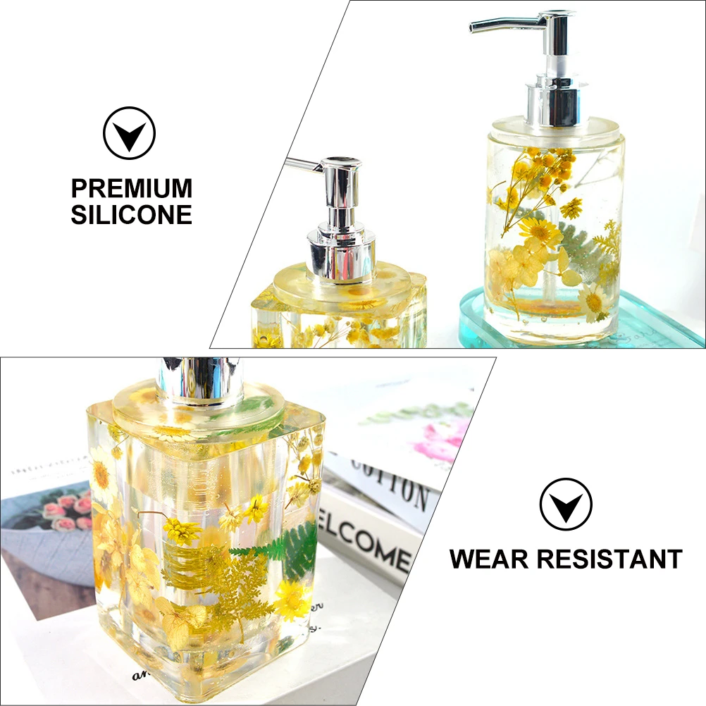 

Reusable Silicone Perfume Bottle Mold DIY Empty Sub Crystal Epoxy Storage Small Travel Rectangle Jewelry Accessories Craft