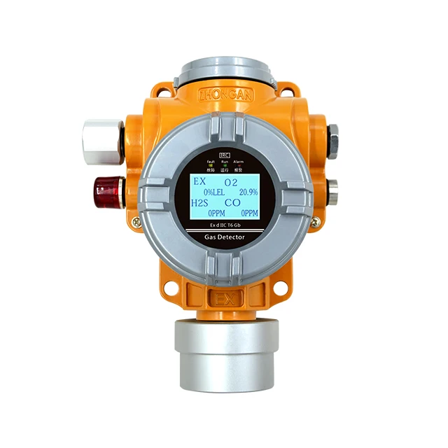 Fixed multi-gas detector GTYQ-S400 wall-mounted gas monitor  4-in-1 gas analyzer with RS485 signal