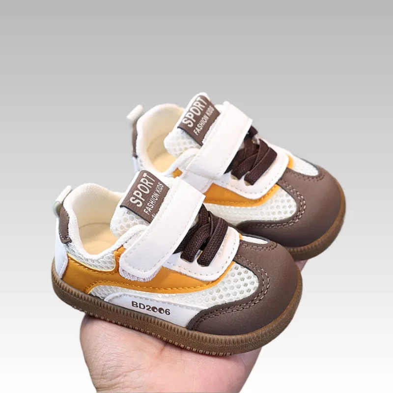 

Children Casual Shoes Boy Girl Baby outdoors Walking Board Shoes Round Toe Soft Bottom Flats kids Toddler Sports Running Shoes