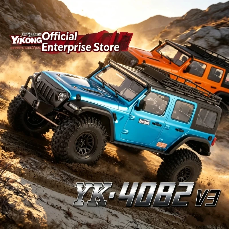 New Yk4082V3 1：8 Scale 4Wd Rc Rock Crawler High Low Speed Gearbox Off Road Vehicle For Adults