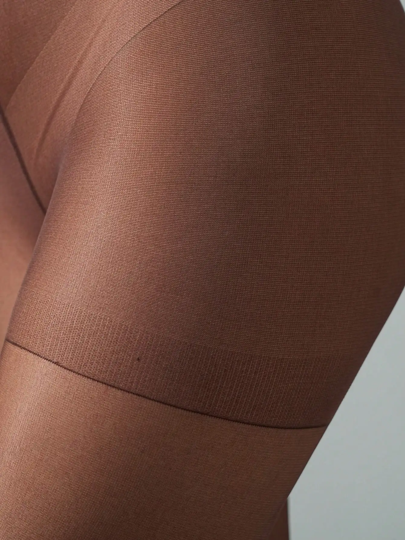 1 Paar schokoladenbraune transparente Strumpfhosen für Damen, formende Strumpfhosen mit hoher Taille, elastische Nylonstrümpfe zum Abnehmen für den täglichen Gebrauch – Detail 4