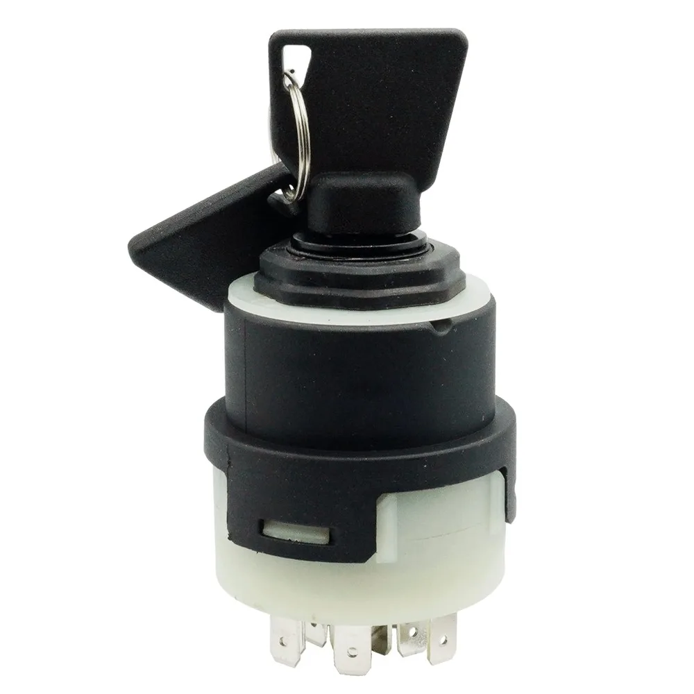 

XOJOX Ignition Switch with 3 Position 11 Terminal Fit for JCB200 JCB220 JCB 3cx 4cx New Holland NH Case Replace 701-80184