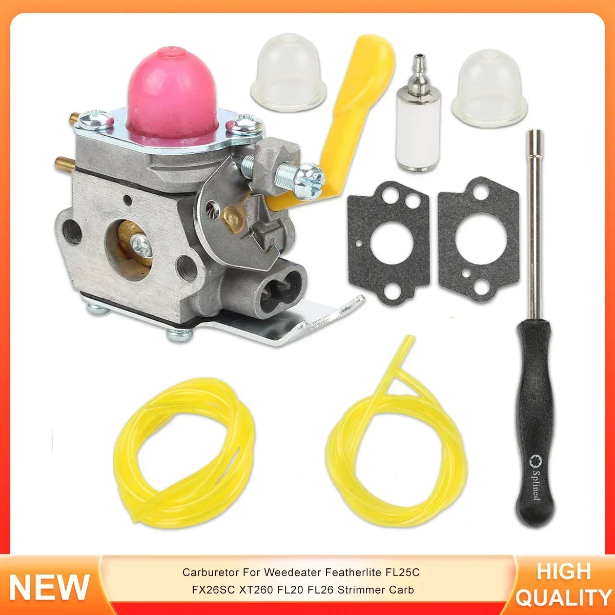 

Carburetor For Weedeater Featherlite FL25C FX26SC XT260 FL20 FL26 Strimmer Carb