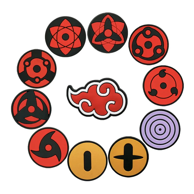 11-25 قطعة اليابانية الشهيرة أنيمي الأحذية السحر الكرتون إكسسوارات أحذية زينة مشبك صالح تسد صندل معصمه هدايا الاطفال