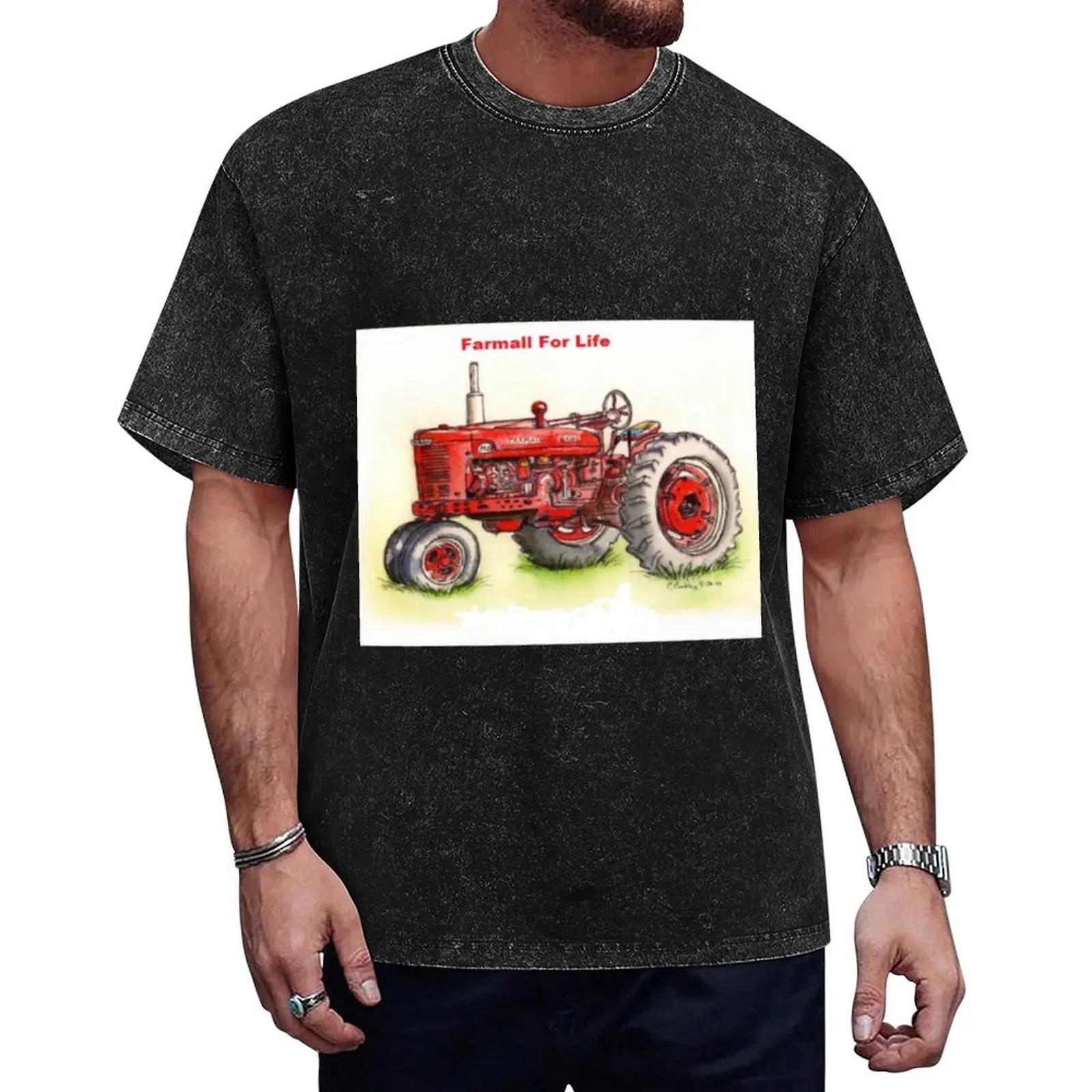 

Farmall-For-Life T-Shirt anime shirt vintage clothes shirts graphic tees custom t-shirts mens t shirts top quality