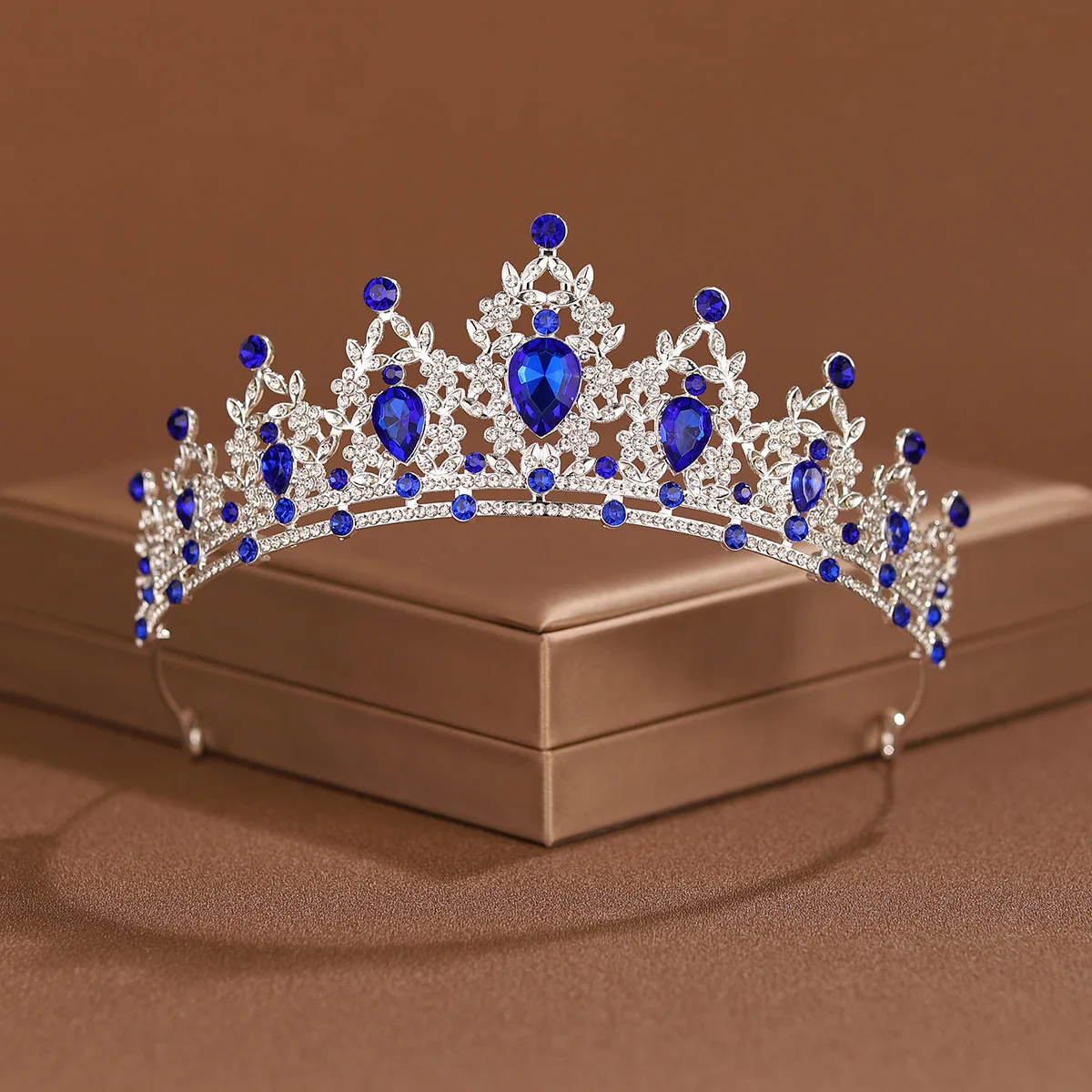 أغطية رأس الزفاف 24 لونًا مليئة بأجواء حلوة تيجان للسيدات باللون الذهبي الباروكي لعروس الزفاف #5