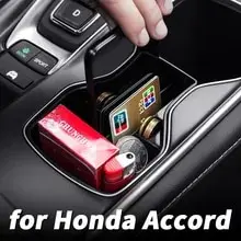 

Accessories For Honda Accord 10th 2022 2021 2020 2019 2018 Car Inside Water Cup Holder Armrest Console Organizer Storage Box