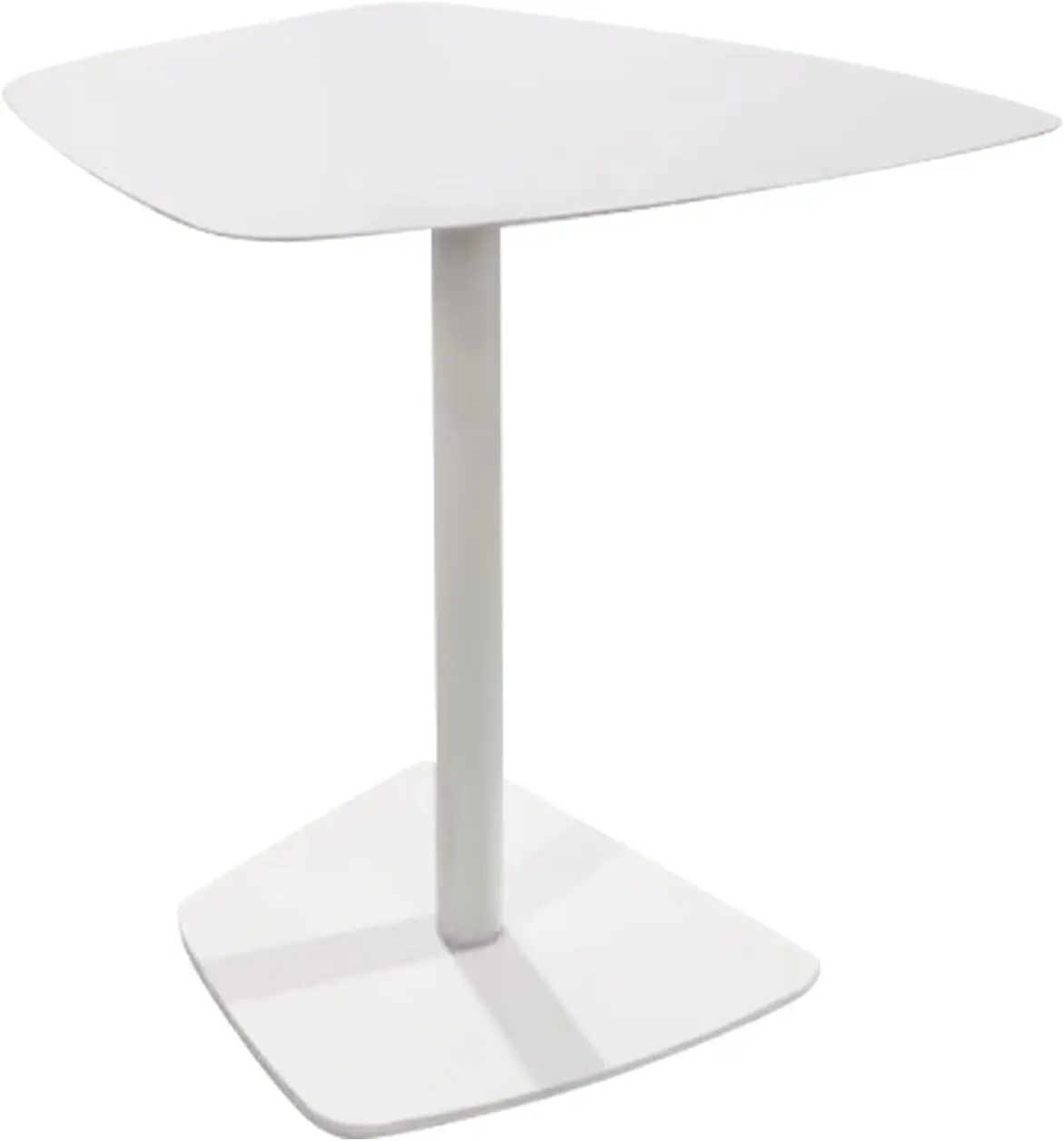 Lokkhan Sleek Accent Side/End Table For Sofa, Metal Couch Table Small Tv Tray, Snack Table/Accent Cafe Table For Patio Garden