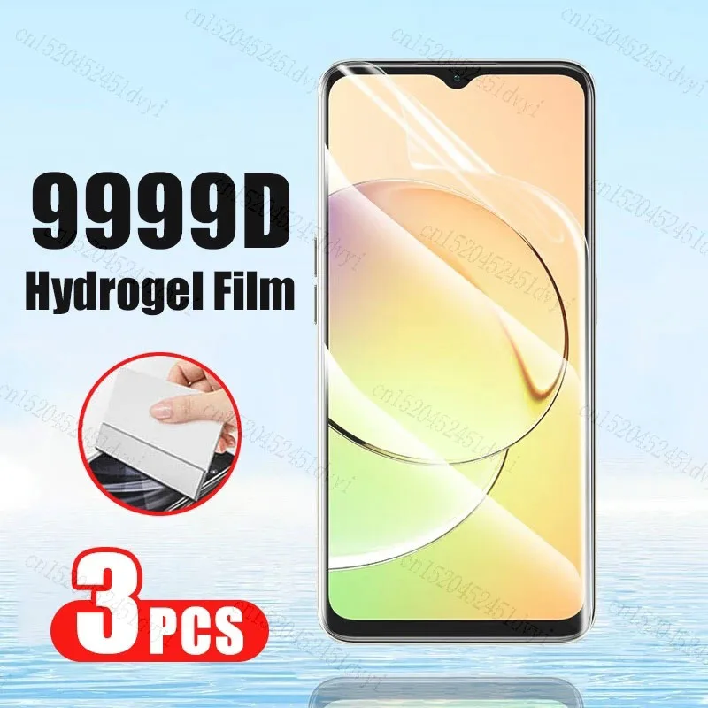 3PCs Hydrogel Film For Samsung Galaxy A14 A54 A53 A13 A33 A34 A52S 5G Screen Protector  S23 FE A05S Tab S9 M34  M54 A14 A24