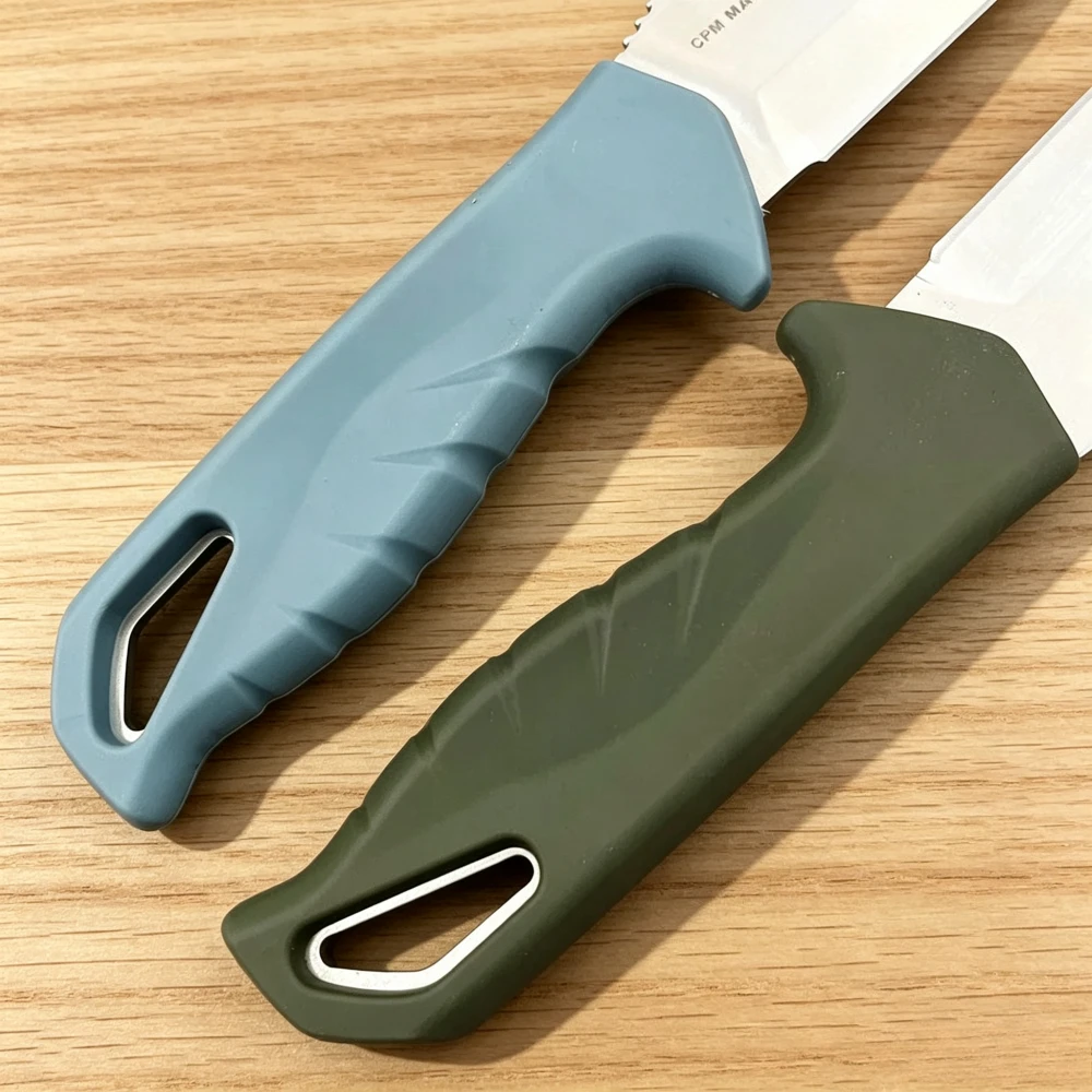 18040 سكاكين جيب بشفرة مسننة/ - مراجعة Bushcraft Knife Fixed وسعره