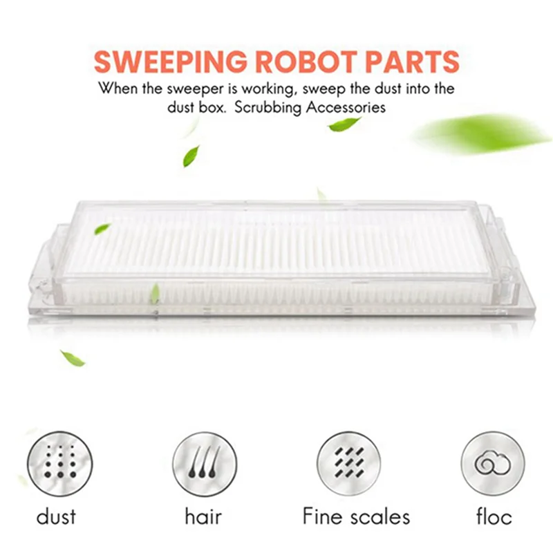 

A98G-2 комплект запасных частей для робота Cecotec Conga 11090, Spin Revolution, основная боковая щетка, фильтр, швабра, мешок для пыли