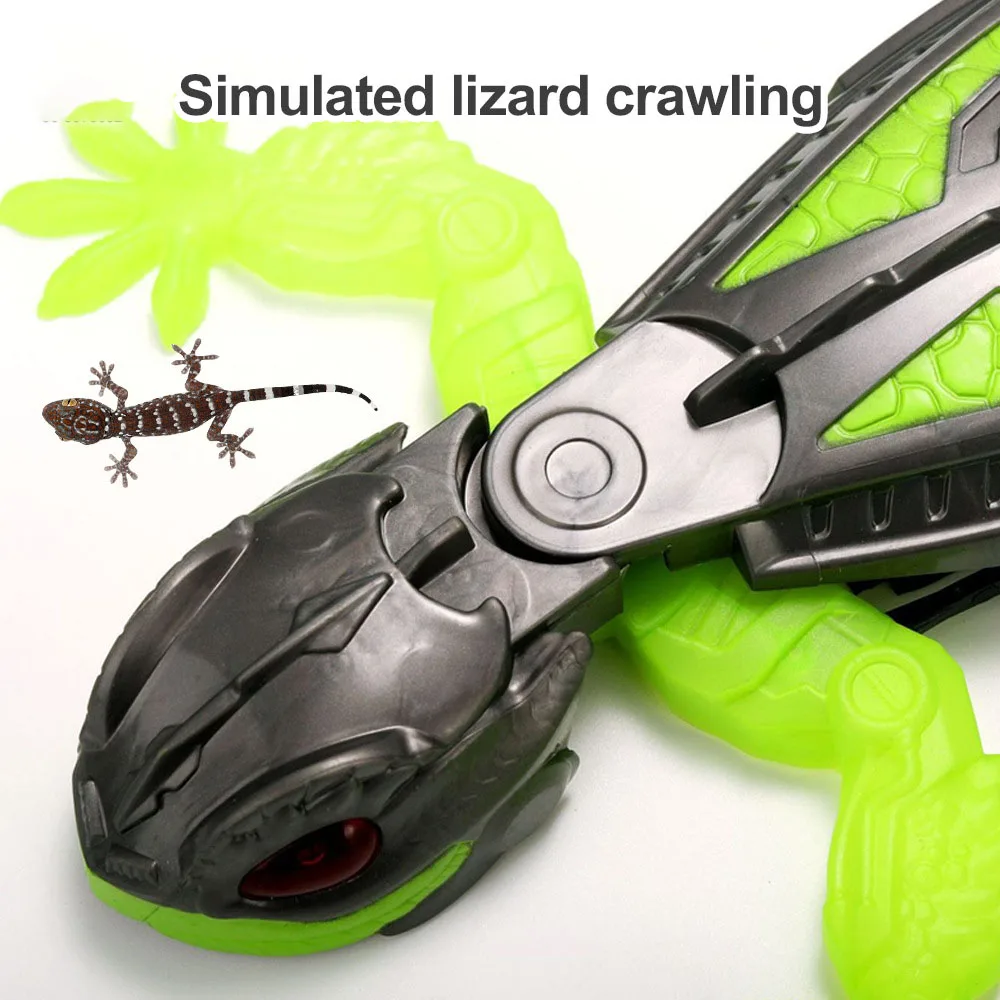 Remote Control Wall Climbing Gecko Toy Electric remote control lizard wall climbing car gecko Animal Car Children's Novelty Gift