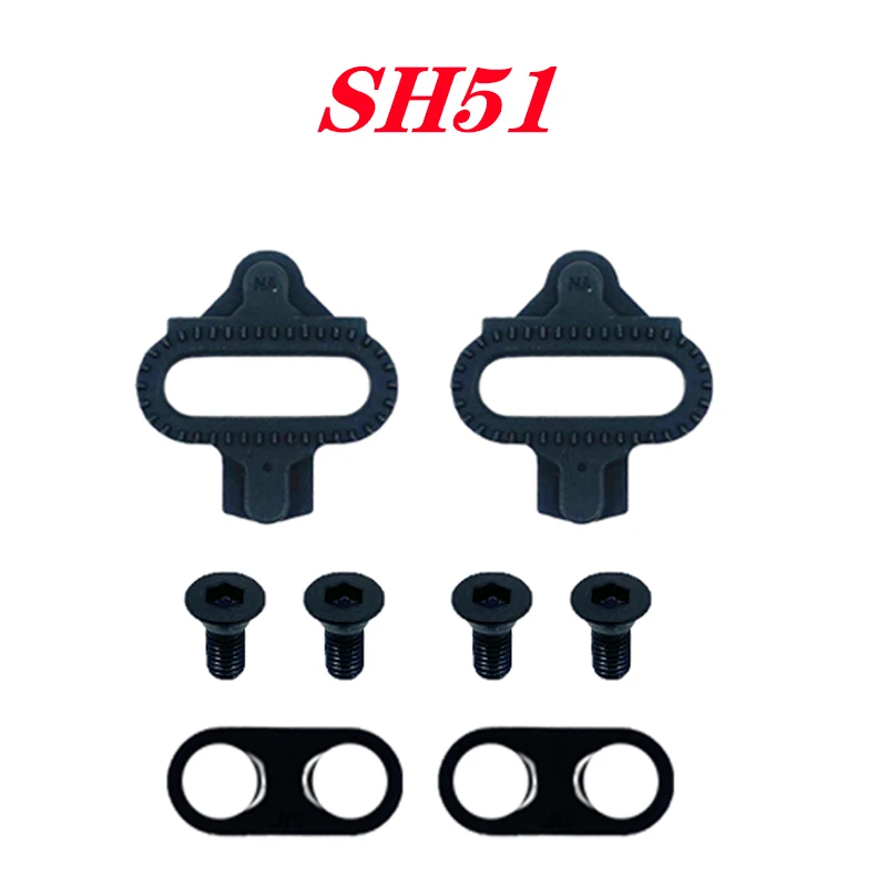 SHIMANO SH51 SH56 MTB Bike Cleats Pedal Clipless Cleat Set Racing Riding Equipment For Wellgo WPD-98A SH51 SH56 New Original