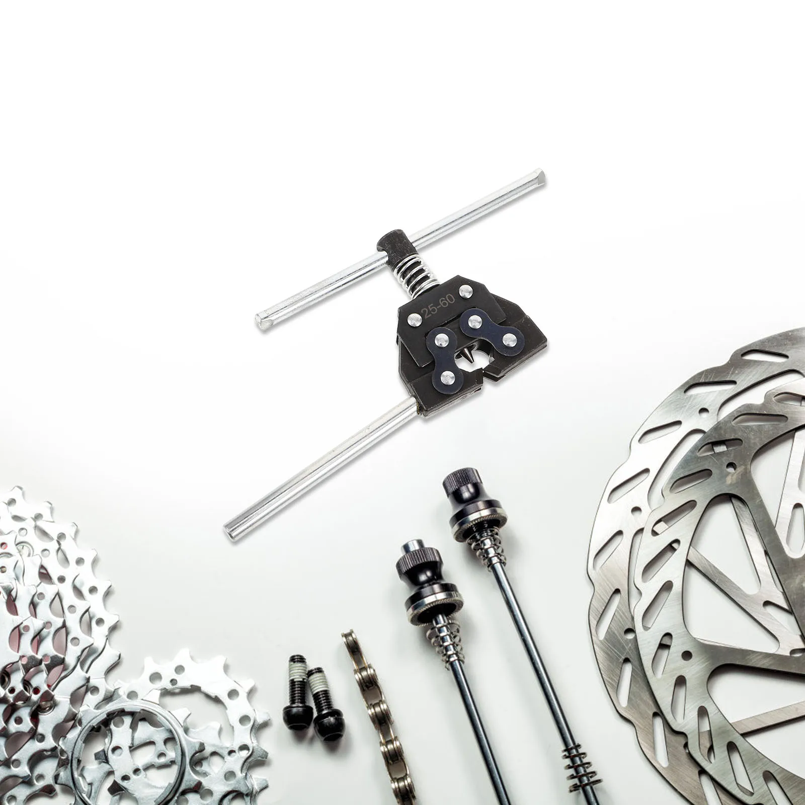 

Adjustable Adjuster For Bike Motorcycle Durable Compact Chain Disassembly Tool Easy Removal Sturdy Chain Repair Tool For Outdoor