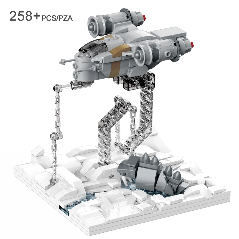MOC-bloques de construcción de Starfighter flotantes, modelo de nave espacial de la República Imperial, bloques de montaje DIY, juguetes para niños, regalos de navidad