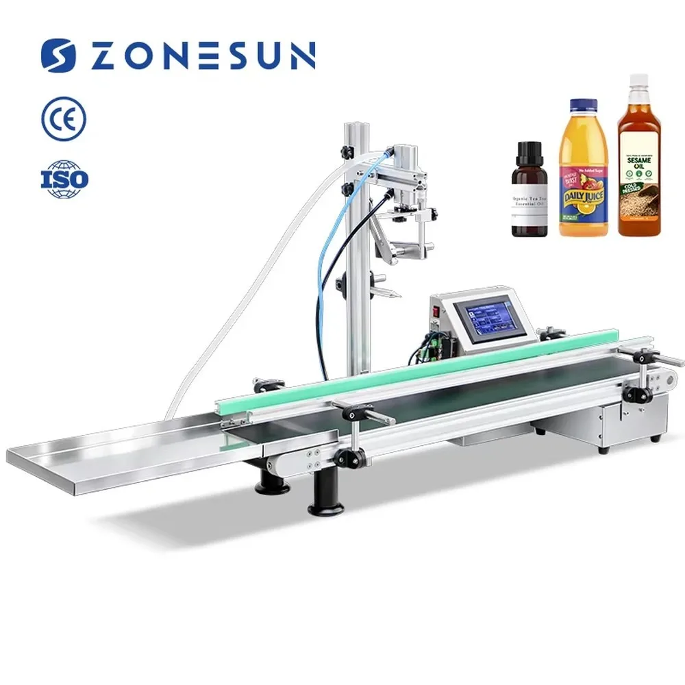 Desktop Pneumatic Single Head Magnetic Pump Automatic Bottle Quantitative Liquid Filling Machine for Small Business