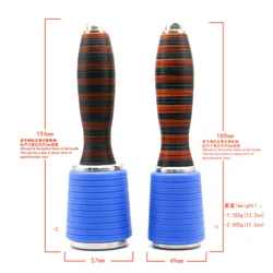 Hard nylon material Leather carving hammer Leather handle carving hammer Stainless steel accessories