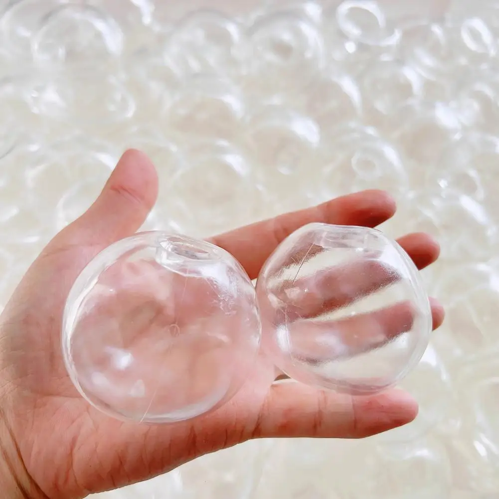 Vacuum Squeeze Ball Stress Relief DIY Kit Blank Ball Skins with Lids Filling Foam Beads Glitter Slow Rebound Toy  Craft Set view 6