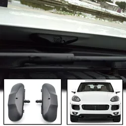 Xukey 2Pcs/set Front Hood Windshield Washer Nozzles Jet Heated Adjust Sprayer Kit For Porsche Cayenne For Panamera 2011 - 2016