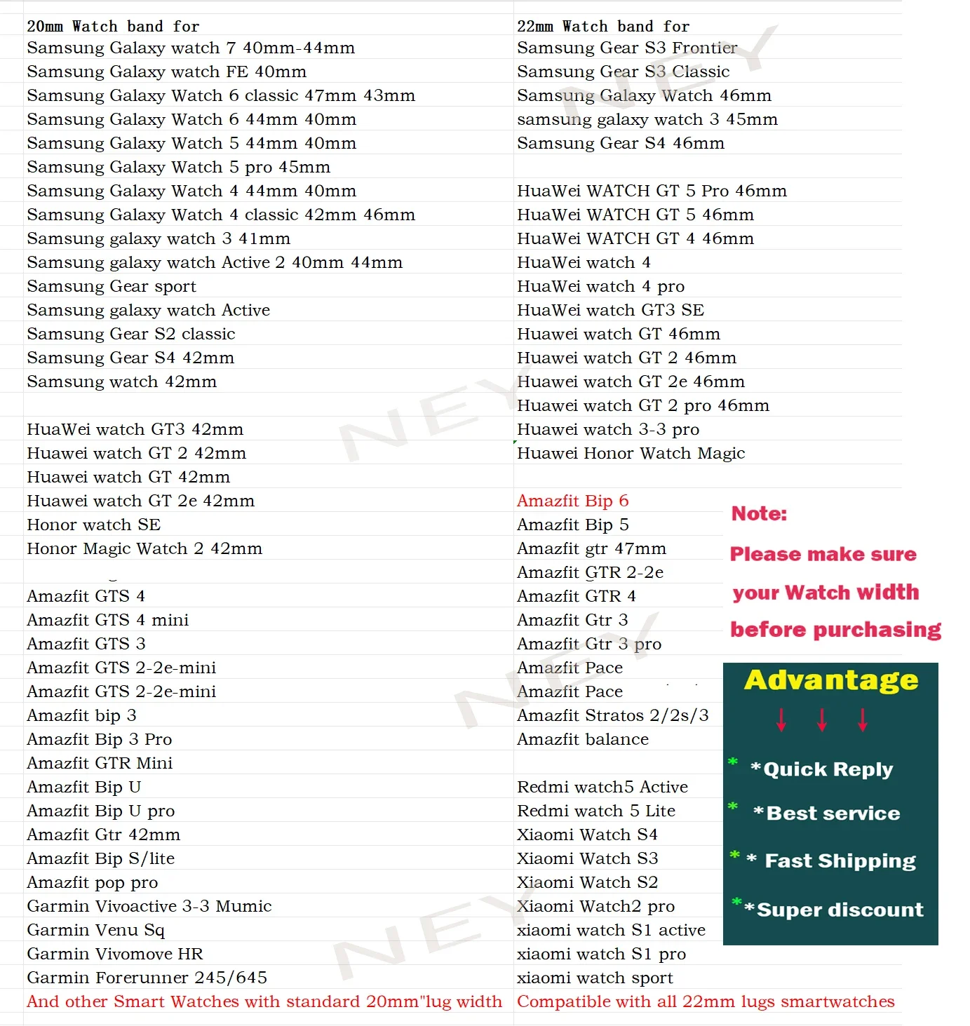 20 مللي متر 22 مللي متر الفرقة لساعة سامسونج جالاكسي 7 6 5 برو 4 الكلاسيكية النايلون الرياضة سوار كوريا amazfit bip 6 5 U GTS4 GTR 4 3 2e الأشرطة #6