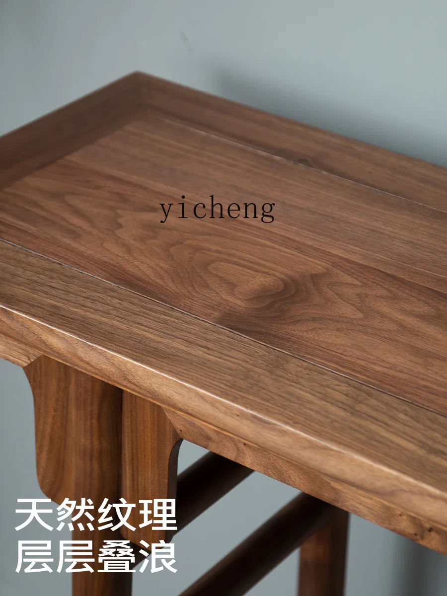 

LSL New Chinese Style Entryway Table Sideboard Wall-Mounted Sideboard Console Table Entryway Table