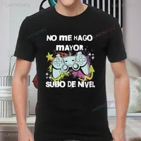 Funny I Don't Get Older I Up Printed T Shirt Retro Spanish Game Fans Geek Dad Gift Vintage T-shirt Fashion Cotton Man's Tee Tops
