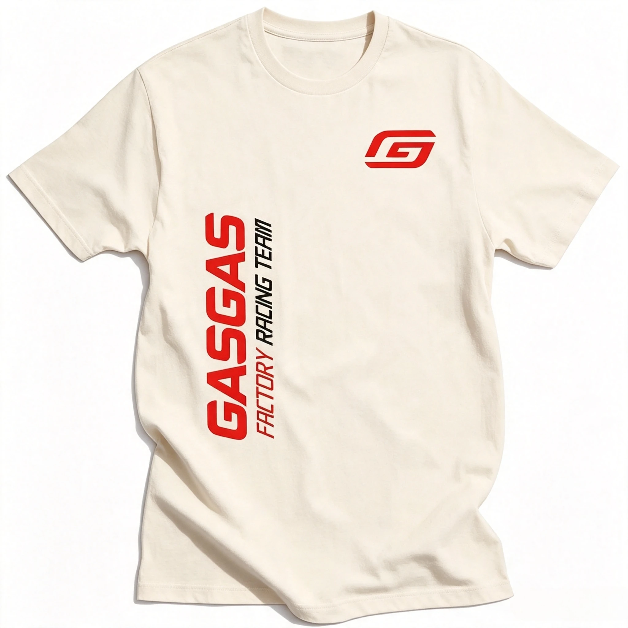 Motorrad-T-Shirt GasGas Factory Team, Herren-Sommer-T-Shirt im Y2K-Stil, Oberteil für Angeln, Jagd, Militär, taktische Aktivitäten, Wandern, Sport-T-Shirt. – Detail 8