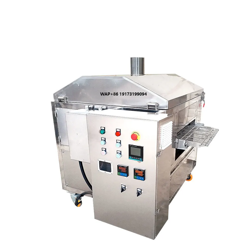 304 Stainless Steel Burger Charcoal Chicken Shawarma Grill Beef Meat Steak Marking Machine With CE Approved