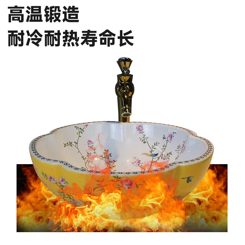 

Умывальник Керамический сценический умывальник Умывальник Керамический умывальник в форме лепестка Арт-бассейн