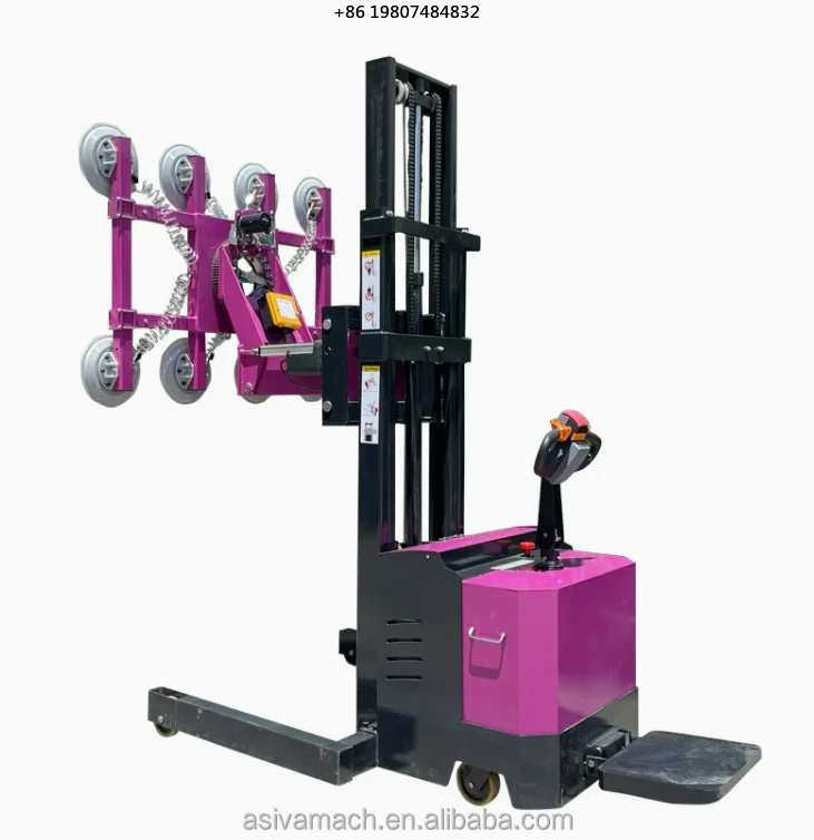 Mobile Hydraulic Vacuum Lifters High Suction 400-1000KG Load Capacity for Metal/Wood/Plastic Battery-Powered Remote Control