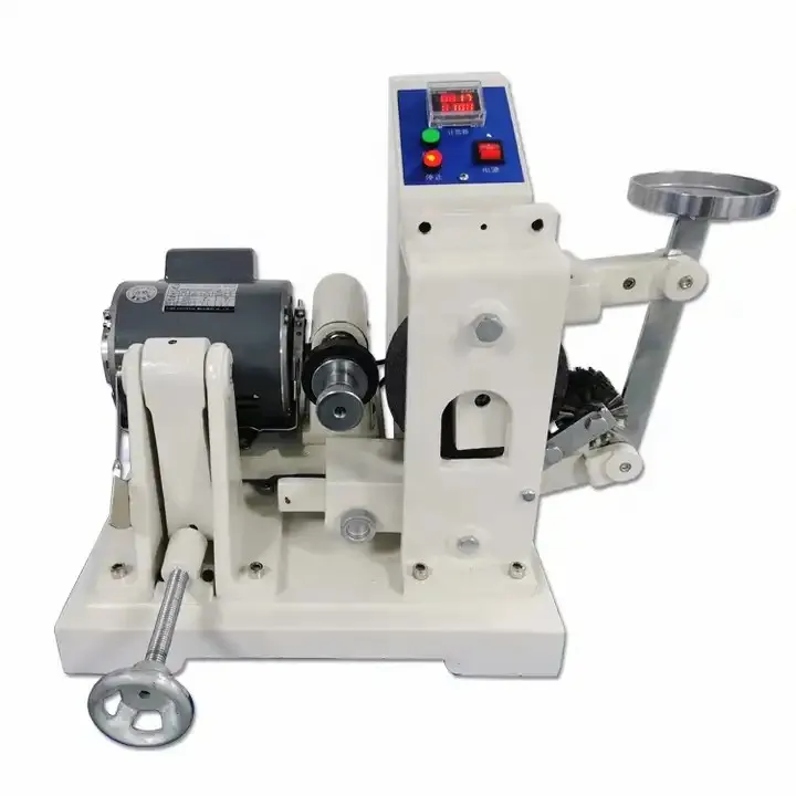 digital vulcanized rubber ISO4661 Akron friction testing equipment akron abrasion tester machine