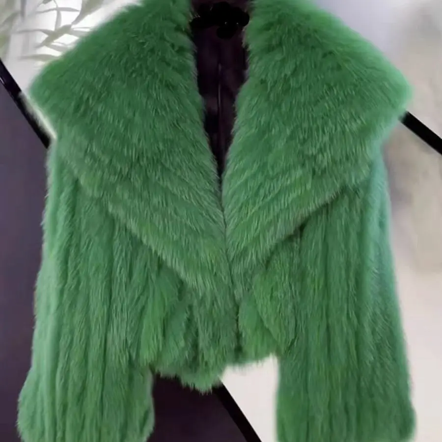 高級高品質ふわふわファーのコート レディース 冬用 暖かい ショート丈 フェイクファー ジャケット ラペルカラー フェイクフォックスファー アウターウェア トレンド