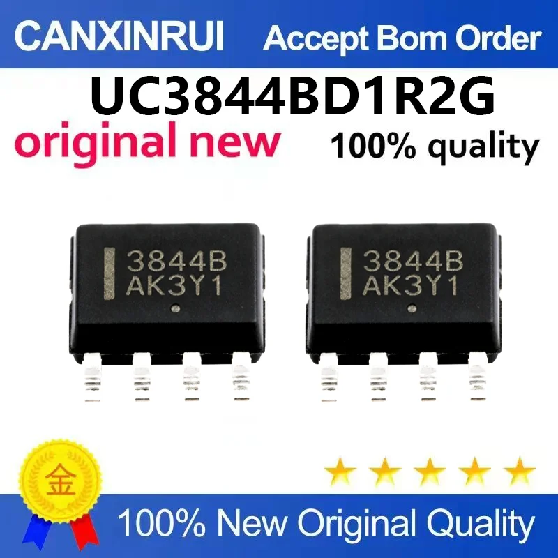 （5pcs-100pcs）New patch UC3844 UC3844BD1R2G 3844B SOP-8 power management chip