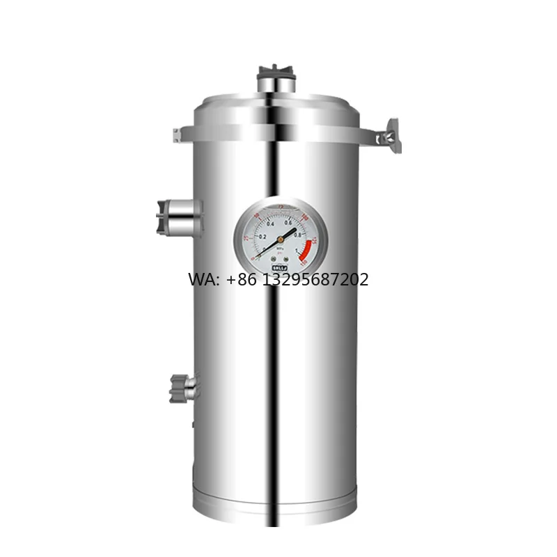 

FS-6000K Очиститель воды из нержавеющей стали с вертикальной подставкой 0,01 микрон УФ-фильтр Манометр в реальном времени Удаление песка и ржавчины