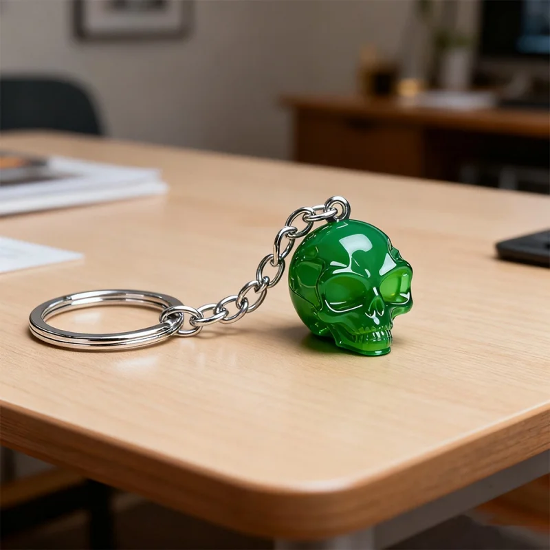 1 PCS Alien Skull Head Silicone Mold 3D Halloween Skeleton Candle Molds Creative Chocolate Ice Cake Decor Handmade Baking Mould