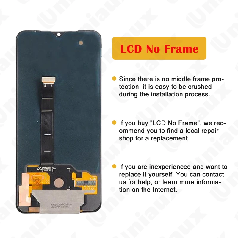 6.39\'\' Original AMOLED For Xiaomi Mi 9 M1902F1G LCD Display Touch Screen Digitizer Assembly For Xiaomi 9 LCD Screen Replacement