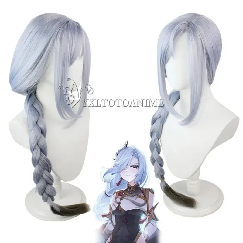 IN STOCK Shenhe Cosplay Costume   Shen he Genshin Impact Lantern Rite  Wig  shoes Anime Halloween Costumes Women  Outfit