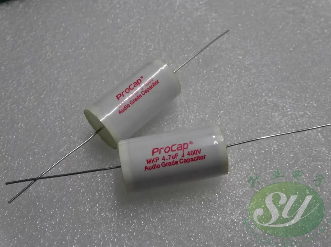 

ProCap 4.7uf/400v 4u7 475 New axial non-polar frequency dividing capacitor Audio Grede