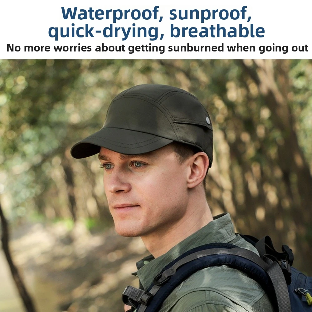 Fashion Quick Dry Baseball Hat Breathable Adjustable Running Caps Lightweight UV Protection Hip Hop Cap Summer Outdoor