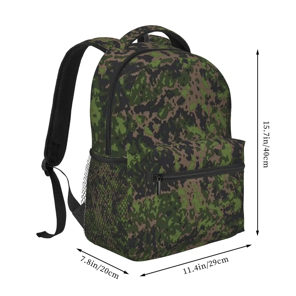 Splintertarn German WW2 Camouflage Army Military Camo Backpack Hot Sale Daypack Kids BookBag School Bag Shoulder Bags  Men Women