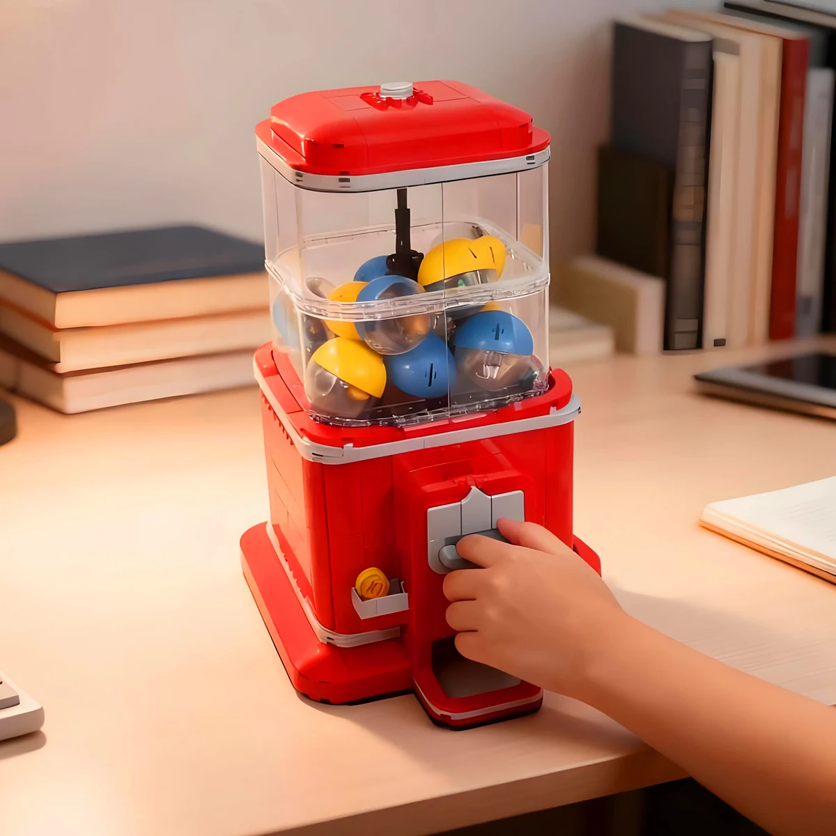 Retro game capsule vending machine model