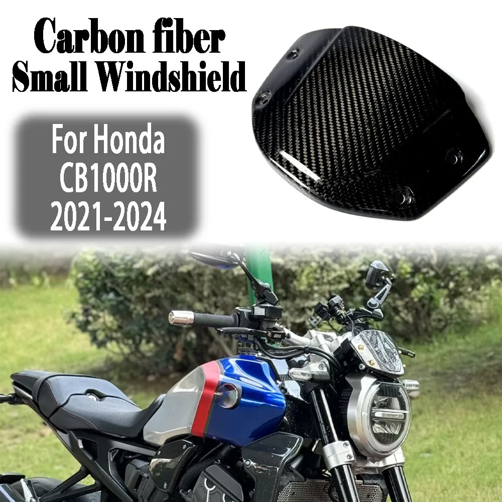 

For HONDA honda CB1000R 2021-2024 Motorcycle Carbon Fiber Front Wind Deflector Protector Visor Screen Windscreen accessories