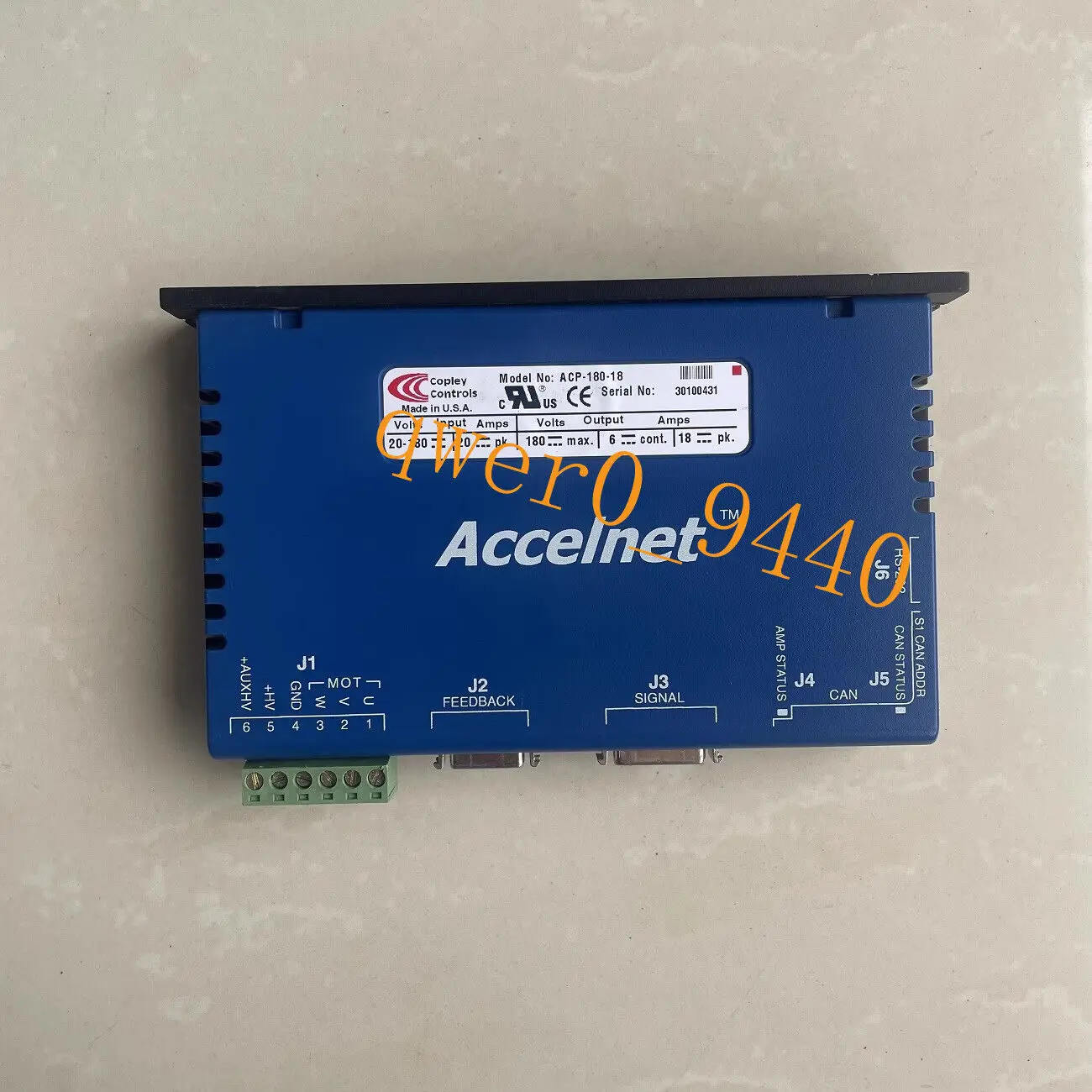 1pc Used Copley Accelnet Controller ACP-180-18 Servo Driver