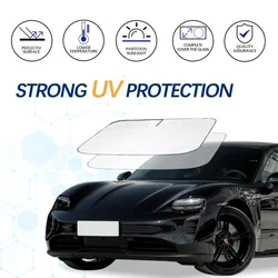 Windshield Sun Shade For Porsche Taycan 4S Taycan Turbo GTS Sunshade Sun Visor Protector Foldable Blocks UV Rays Keep Car Cooler
