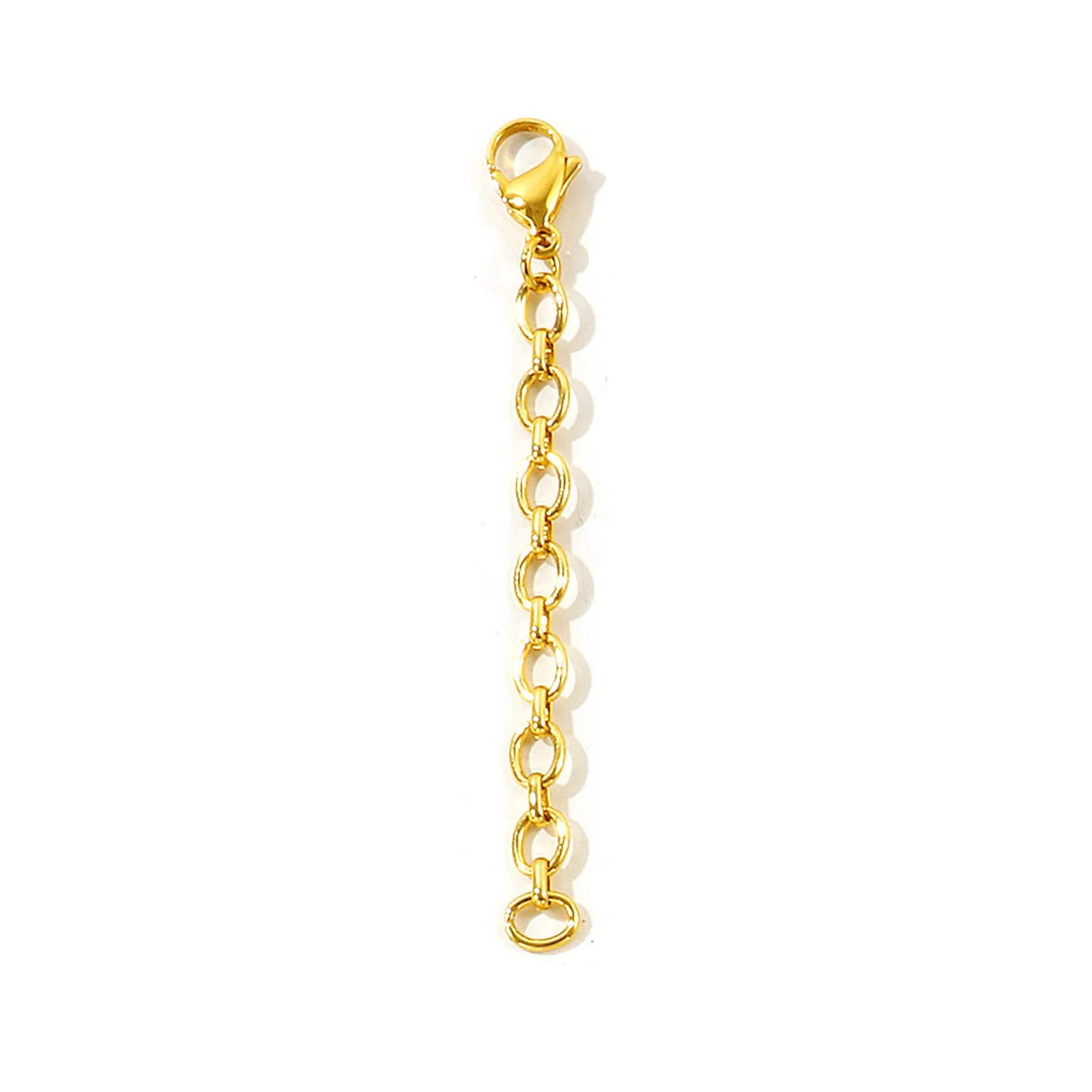 2 Stück 304 Edelstahl Strand-Bikini-Riemen-Clips Anhänger Schmuckherstellung Vergoldete Gliederkette Schmuck Großhandel – Detail 11