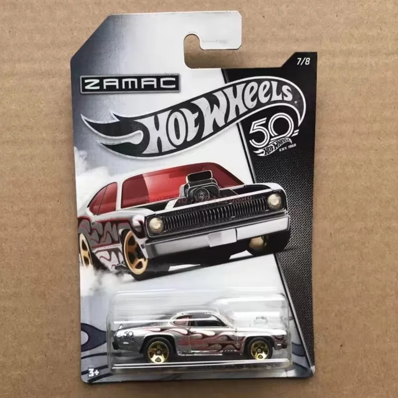 W magazynie Oryginalne Hot Wheels 50. rocznica Alloy Collector Edition Małe samochody 23 Platinum 2018 Series Kolekcja Prezenty świąteczne