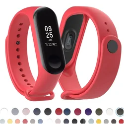 Silicone strap for Xiaomi Mi Band 7 bracelet wrist Miband 5 6 NFC Replacement pulsera Sport correa mi band 7 6 3 4 5 Watchband