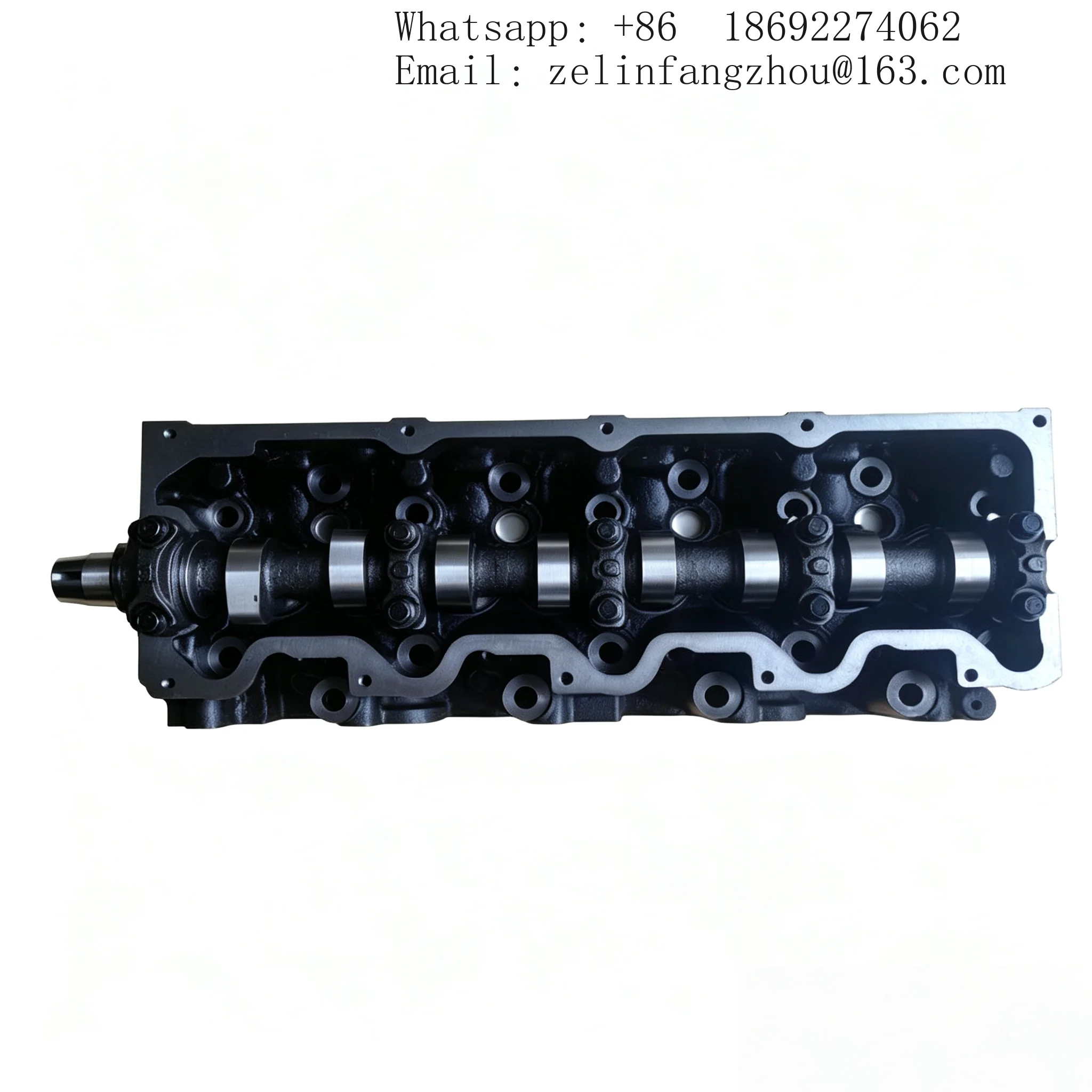 2LT 4 Cylinder Cast Iron Diesel Engine Cylinder Head Assembly Replacement for Toyota Hilux Hiace 2.4L Heavy Duty