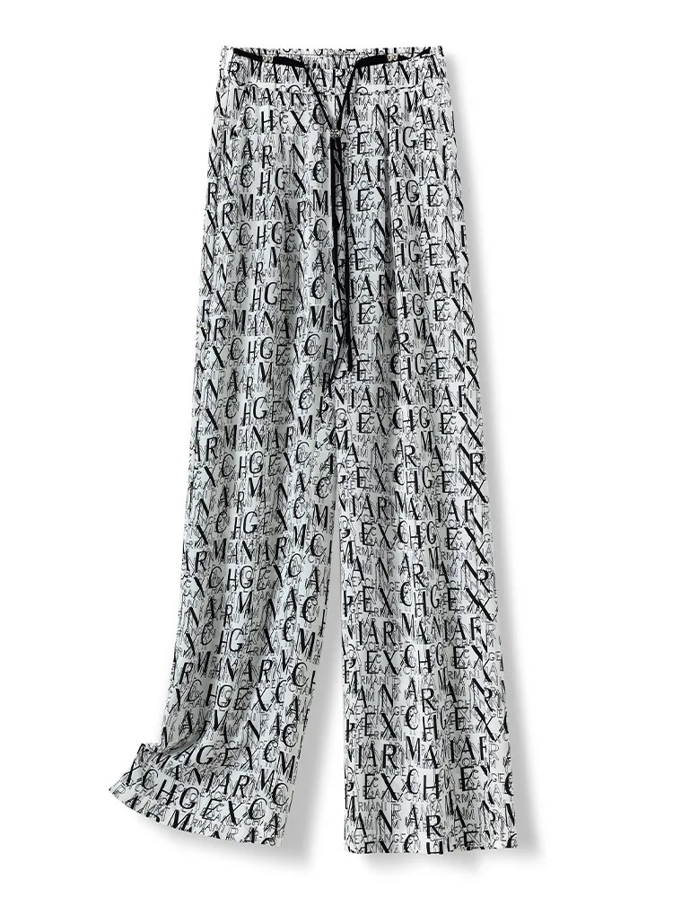 

Woolen Nine-Point Glutinous Rice Pants for Women, and Winter Casual High-Waisted Slimming Soft Woolen Pants