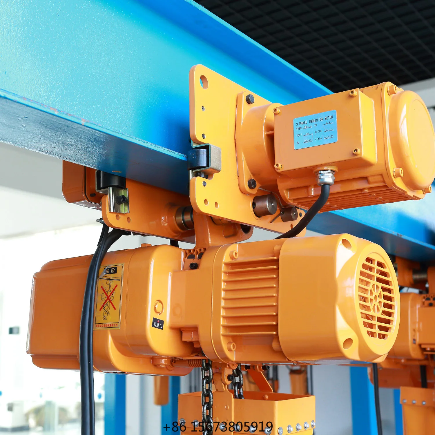 Afbeelding 5: TXK 3 ton elektrische kettingtakels voor torencontainers